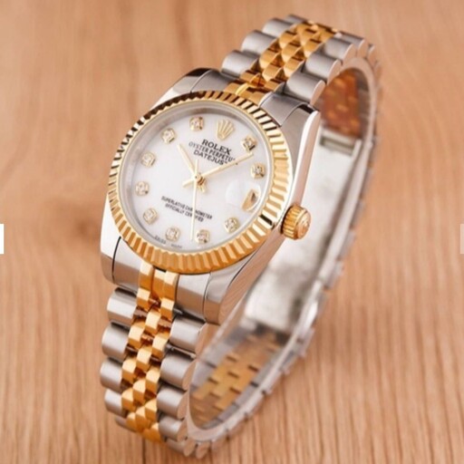 ساعت مردانه رولکس Rolex اصلی موتور ژاپن صفحه سفید