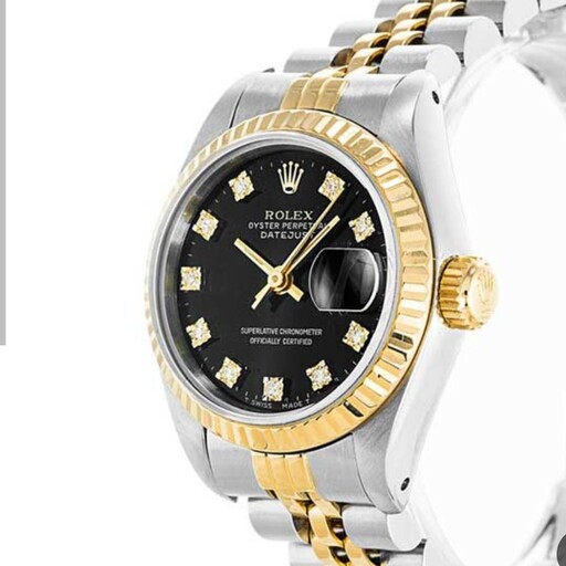 ساعت مردانه رولکس Rolex اصلی موتور ژاپن صفحه مشکی