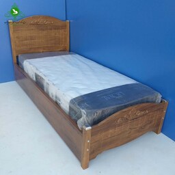 تخت خواب یک نفره مدل درسانا با کشو بدون تشک  (پرداخت کرایه پس از تحویل)