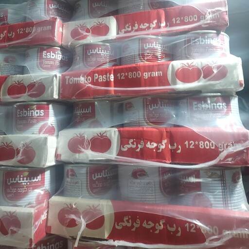 رب گوجه 800گرم اسپیناس قوطی