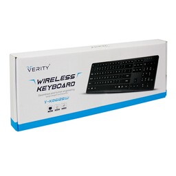 کیبورد بی سیم و بی صدای وریتی مدل v-kb6125w (ارسال سریع و آسان)