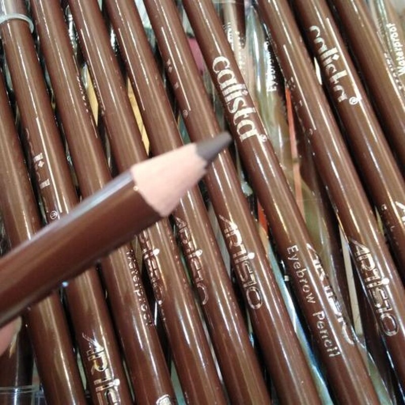 مداد ابرو معروف کالیستا  ابرو کالیستا Calista eyebrow pencil رنگ روشن متوسط مدادابرو نرم ضدآب کیفیت عالی تاتو ابرو گیاهی