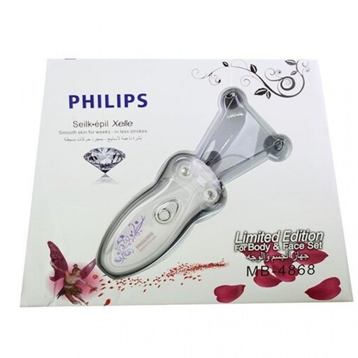 بندانداز برقی فیلیپس 4868 بند انداز philips موکن صورت برقی بندانداختن صورت اصلاح صورت اپیلیدی نخدار Philips