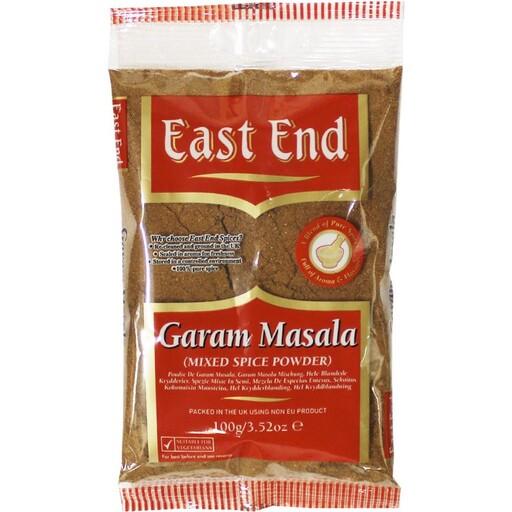 ادویه گرام ماسالا هندی 100 گرمی محصول برند موادغذایی هندی انگلیسی در کشور انگلیس