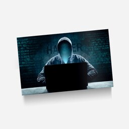 استیکر(برچسب) کارت عابر بانک- طرح Hacker-کد4434-سفارشی