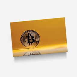 استیکر(برچسب) کارت عابر بانک-طرح بیت کوین(Bitcoin)-کد4413-سفارشی