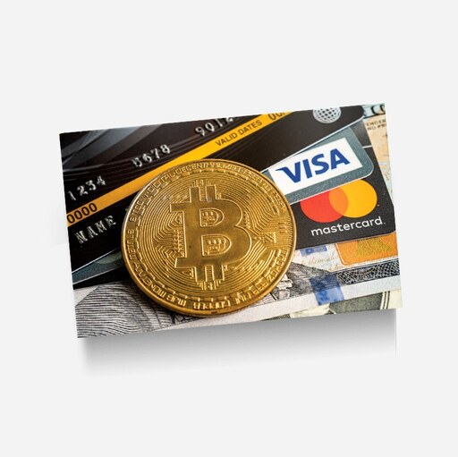 استیکر(برچسب) کارت عابر بانک-طرح بیت کوین(Bitcoin)-کد4322-سفارشی