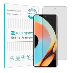 گلس ضدضربه شفاف مخصوص گوشی ریلمی 10 pro plus برند راک اسپیس 