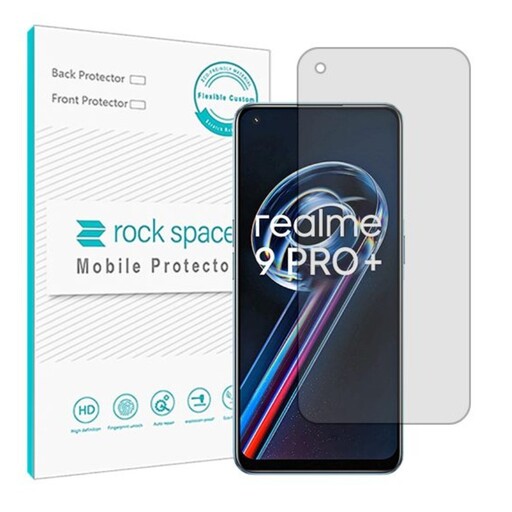 گلس ضدضربه شفاف مخصوص گوشی ریلمی 9Pro Plus برند راک اسپیس 