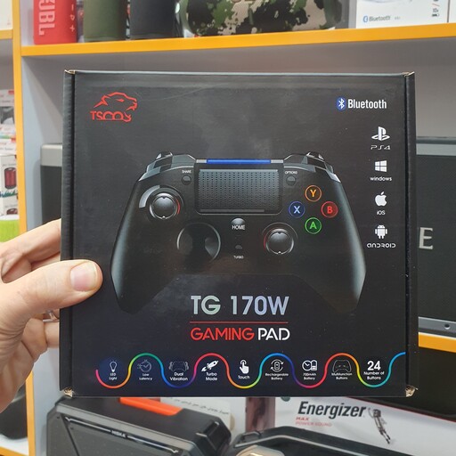 دسته بی سیم تسکو tg 170w کنسول بازی PS4 و اندروید و pc و گوشی موبایل