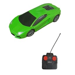 اسباب بازی ماشین کنترلی شارژی لامبورگینی اونتادور سبز Lamborghini Aventador مقیاس 1در16