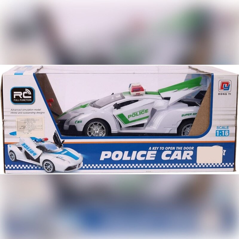 اسباب بازی ماشین پلیس لامبورگینی کنترلی در بازشو   police Lamborghini