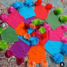 کلاه پوم پوم نوزادی اسپرت در رنگهای مختلف 