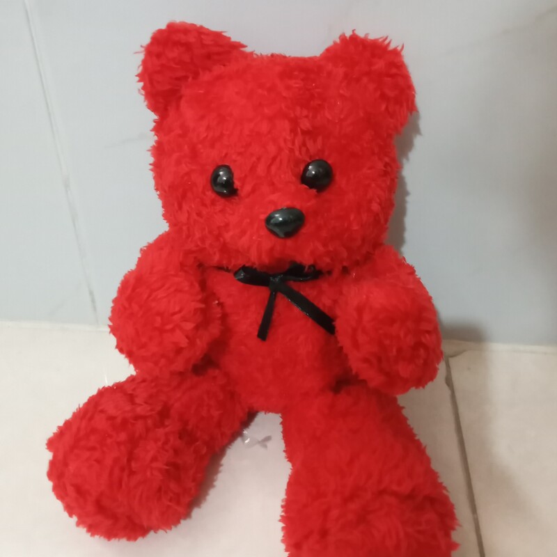 خرس ولنتاین  عروسک جهیزیه سیسمونی هدیه 25 سانتی با پایین ترین قیمت ویژه ولنتاین با تخفیف باور نکردنی