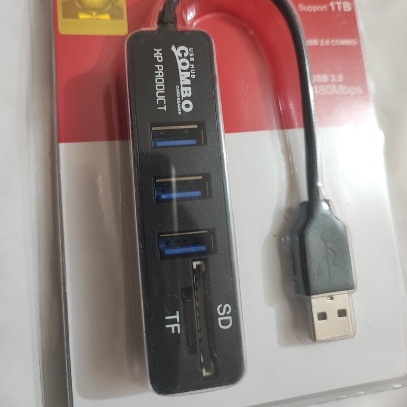 هاب USB Combo Xp HC834G رنگ مشکی 