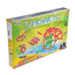 اسباب بازی ساختنی مدل مگنتی طرح Magnetic World