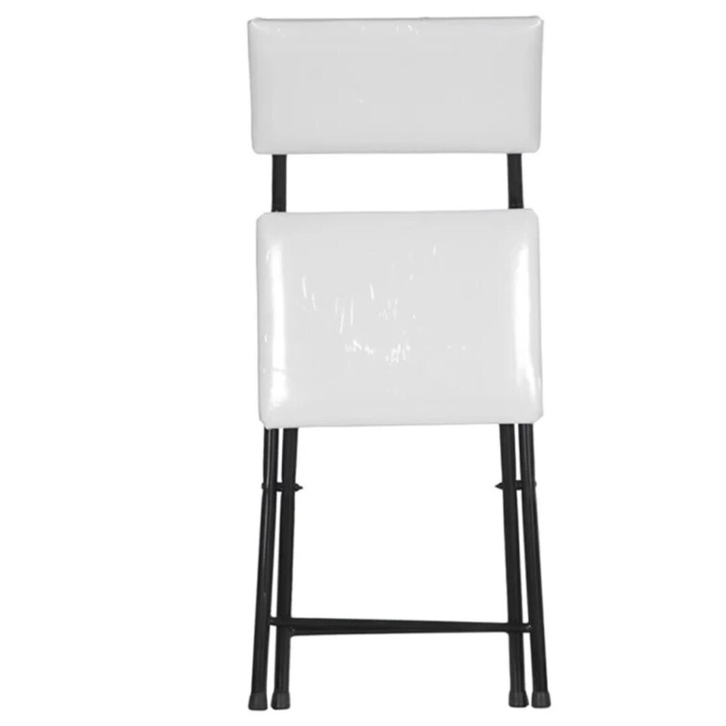 صندلی تاشو سفید رنگ لوازم زندگی بانو 