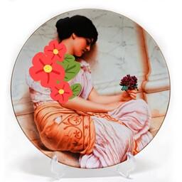 دیوارکوب دختر رومی سایز 25 صنایع دستی دکوری کادویی تزئینی