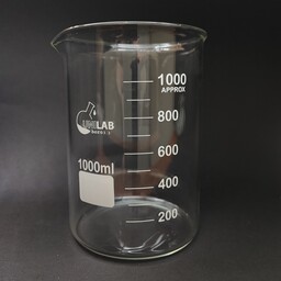 بشر آزمایشگاهی شیشه ای پیرکس 1000 میلی لیتری (سی سی) 1 لیتری 
