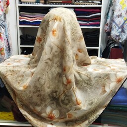 روسری مجلسی نخی قواره متوسط دستدوز شده در طرحهای مختلف و جذاب 