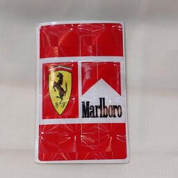 کد 66 برچسب کارت اعتباری کارت بانکی طرح مارلبرو فراری marlboro  برچسب عابر برچسب کارت مترو برچسب کارت بانک استیکر کارت