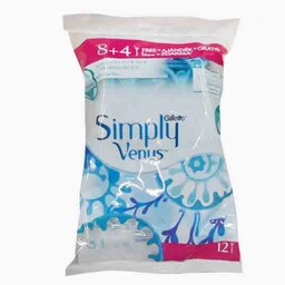 خودتراش ژیلت مدل Simply Venus بسته 12 عددی