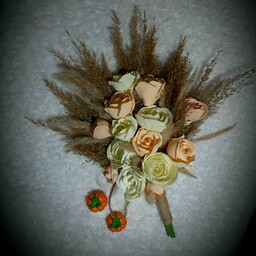 دسته گل عروس مصنوعی فرمالیته