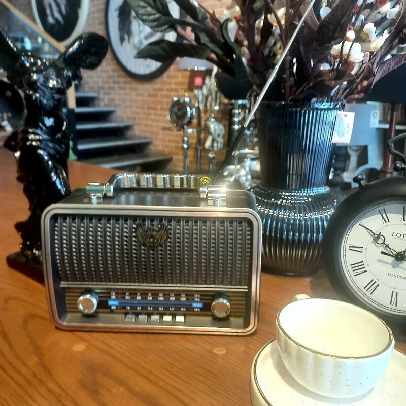 رادیو کمای مدل 1909 kemay MD رنگ مشکی و قهوه ای