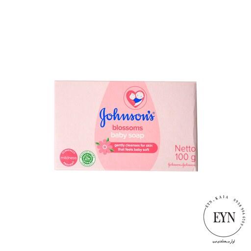 صابون جانسون  کودک مدل رایحه شکوفه 100 گرمی ا Johnson Blooms Baby Soap