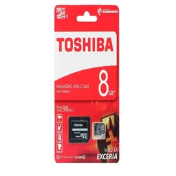 کارت حافظه Toshiba microSDHCUHS   adapter Class10 Exceria M302 EA  90MBs  8GB