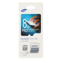 رم Samsung microSDXC  adapter UHS I U1 Class 10  90MB s    8GB با گارانتی مادام العمر