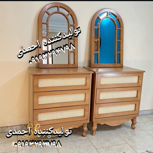 دراور قاب آینه کار بی نظیر مدل حصیری