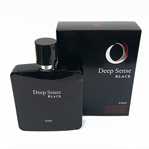 ادکلن DEEP SENSE BLACK  دیپ سنس بلک اصل با رایحه تلخ و خنک مردانه  ساخت فرانسه 