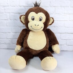 عروسک پولیشی میمون از برند معتبر و محبوب bab.دارای مهر برند،خزش براق و ابریشمی،خود عروسک حجیم و تپلی.قابل شستشو.
