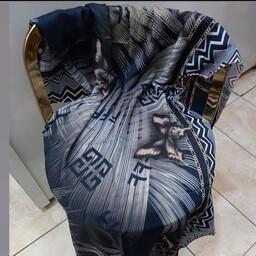 روسری نخی منگوله دار قواره 140 تک رنگ در طرح بندی مختلف 