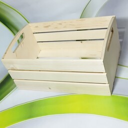 باکس چوبی دست ساز شیک وعالی در اندازه طول 33 عرض 21 وارتفاع 16 سانتی متر با بهترین کیفیت