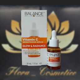 سرم پوست ویتامین سی ( VITAMIN C )  و روشن کننده و شفاف کننده و  ضد لک  و ضد جوش  بالانس ( BALANCE )  ( 30 ML  )