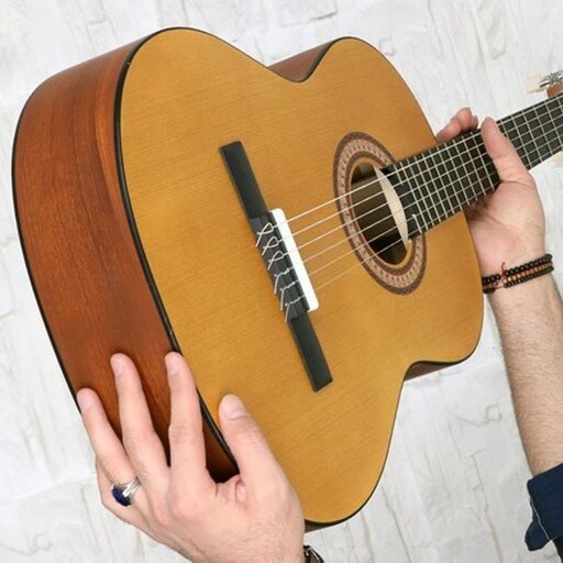 گیتار کلاسیک پارسی مدل M2 همراه با سافت کیس ضدضربه و پیک(مضراب گیتار) و  با ارسال رایگان 