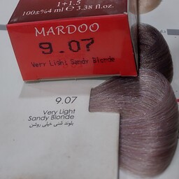 رنگ مو ماردو 9.07 بلوند شنی خیلی روشن