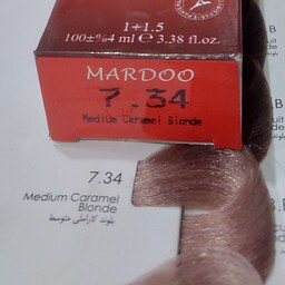 رنگ مو ماردو 7.34 بلوند کاراملی متوسط
