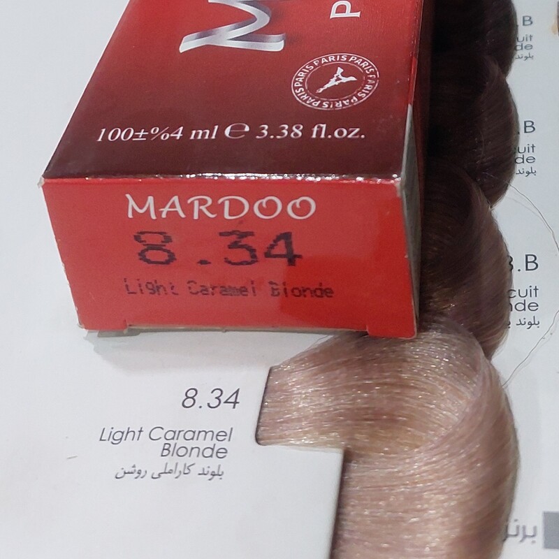 رنگ مو ماردو 8.34 بلوند کاراملی روشن