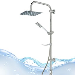 علم دوش حمام آب و هوا افزاینده فشار آب استیل کروم