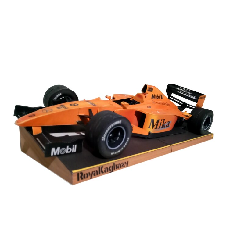 کیت ساخت  ماشین مسابقه فرمول یک دیتیل -نارنجی