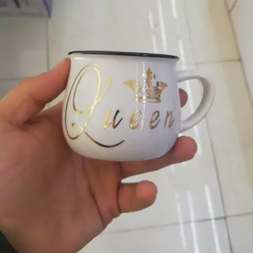 ماگ رجینال سرامیکی Queen تکی کوچک