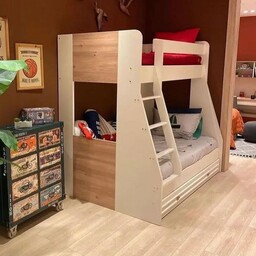 تخت خواب دو طبقه کودک و نوجوان تخت دوطبقه نیوهوم سفارشی ساز 