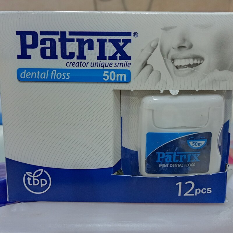 نخ دندان پاتریکس نعنایی 50متری