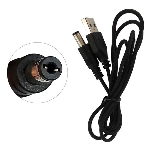 کابل usb به DC کابل شارژ USB به DC به طول حدود یک متر