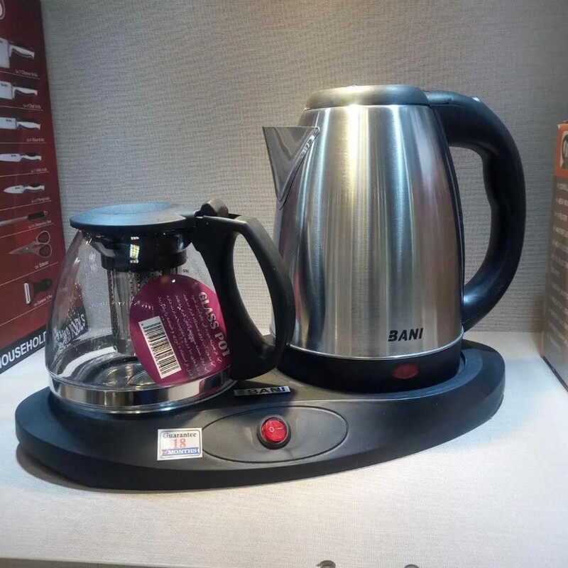 چای ساز  برقی  چایی ساز  برقی چایساز  برقی (کتری قوری)  ساده کلیدی کنارهمی 
