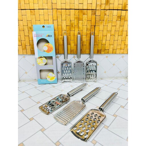 رنده دسته دار استیل تخت 3 عددی

AES 3 PCS STAINLESS STEEL
برند GRATER
