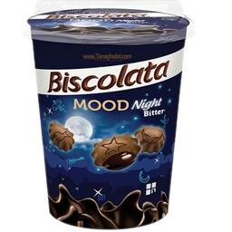 بیسکولاتا لیوانی شکلات تلخ biscolata mood night bitter 